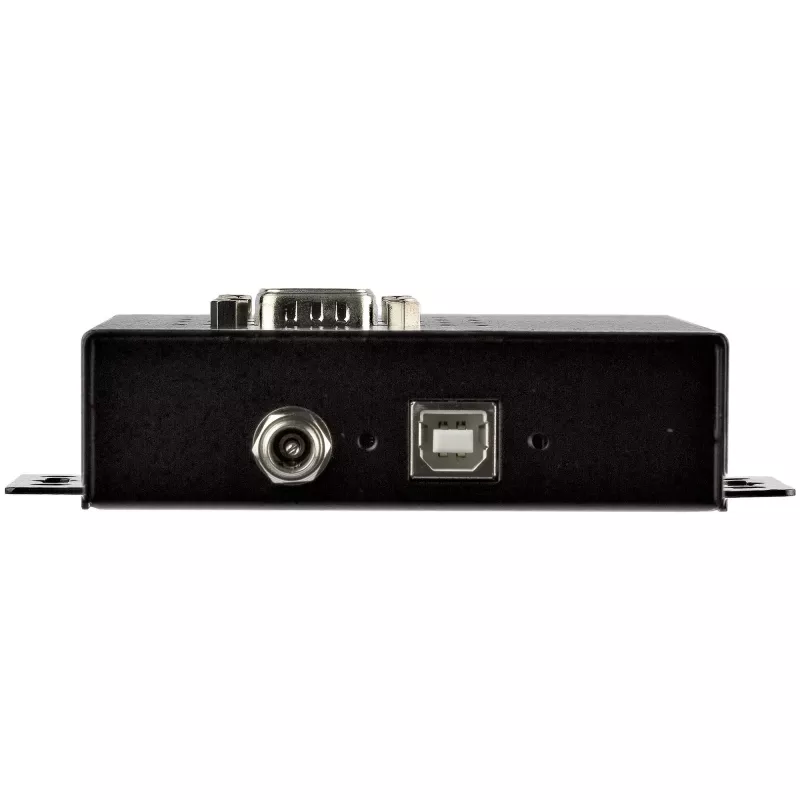 StarTech.com 4 Port Serial Hub USB auf RS232/RS485/RS422 Adapter - Industrieller USB 2.0 auf DB9 Seriell Konverter Hub - IP30-zertifiziert - Hutschienenmontierbarer serieller Metall-Hub - 15kV ESD-Schutz