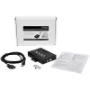 StarTech.com 4 Port Serial Hub USB auf RS232/RS485/RS422 Adapter - Industrieller USB 2.0 auf DB9 Seriell Konverter Hub - IP30-zertifiziert - Hutschienenmontierbarer serieller Metall-Hub - 15kV ESD-Schutz