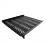 StarTech.com SHELF-1U-20-FIXED-V 1U belüfteter Server-Rack-Fachboden, 19", freitragend, Frontmontage, 25 kg Belastbarkeit, 20" (50 cm) tief, Schwarz