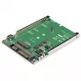StarTech.com M.2 SATA SSD auf 2,5 Zoll SATA Adapter - M.2 NGFF zu SATA Konverter - 7mm - Open-Frame Halterung - M2 Festplattenadapter