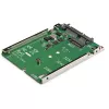 StarTech.com M.2 SATA SSD auf 2,5 Zoll SATA Adapter - M.2 NGFF zu SATA Konverter - 7mm - Open-Frame Halterung - M2 Festplattenadapter