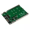 StarTech.com M.2 SATA SSD auf 2,5 Zoll SATA Adapter - M.2 NGFF zu SATA Konverter - 7mm - Open-Frame Halterung - M2 Festplattenadapter