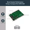 StarTech.com M.2 SATA SSD auf 2,5 Zoll SATA Adapter - M.2 NGFF zu SATA Konverter - 7mm - Open-Frame Halterung - M2 Festplattenadapter