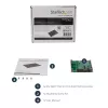 StarTech.com M.2 SATA SSD auf 2,5 Zoll SATA Adapter - M.2 NGFF zu SATA Konverter - 7mm - Open-Frame Halterung - M2 Festplattenadapter