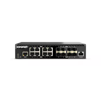 QNAP QSW-M3216R-8S8T Netzwerk-Switch Managed L2/L3 10G Ethernet (100/1000/10000) 1U Schwarz
