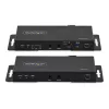 StarTech.com 4K HDMI over Fiber Extender Kit, 4K 60Hz bis zu 1000 m (Single Mode) oder 300 m (Multimode) LC Lichtwellenleiter, HDR, HDCP, 3,5 mm Audio/RS232/IR Extender, Sender- und Empfänger-Set