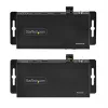 StarTech.com 4K HDMI over Fiber Extender Kit, 4K 60Hz bis zu 1000 m (Single Mode) oder 300 m (Multimode) LC Lichtwellenleiter, HDR, HDCP, 3,5 mm Audio/RS232/IR Extender, Sender- und Empfänger-Set