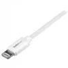 StarTech.com 1 m USB-auf-Lightning-Kabel – Ladekabel für iPhone/iPad/iPod – Lightning-auf-USB-Kabel mit Schnellladefunktion – Apple MFi-zertifiziert – Weiß