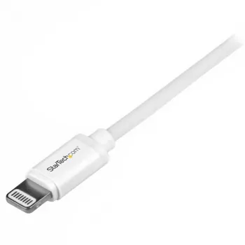 StarTech.com 1 m USB-auf-Lightning-Kabel – Ladekabel für iPhone/iPad/iPod – Lightning-auf-USB-Kabel mit Schnellladefunktion – Apple MFi-zertifiziert – Weiß