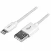 StarTech.com 1 m USB-auf-Lightning-Kabel – Ladekabel für iPhone/iPad/iPod – Lightning-auf-USB-Kabel mit Schnellladefunktion – Apple MFi-zertifiziert – Weiß