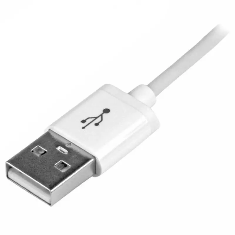 StarTech.com 1 m USB-auf-Lightning-Kabel – Ladekabel für iPhone/iPad/iPod – Lightning-auf-USB-Kabel mit Schnellladefunktion – Apple MFi-zertifiziert – Weiß