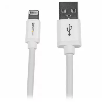 StarTech.com 2 m (6 ft.) USB auf Lightning Kabel - Langes iPhone / iPad / iPod Ladekabel - Lightning auf USB Kabel - Apple MFi zertifiziert - Weiß