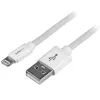StarTech.com 2 m (6 ft.) USB auf Lightning Kabel - Langes iPhone / iPad / iPod Ladekabel - Lightning auf USB Kabel - Apple MFi zertifiziert - Weiß