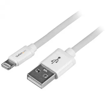 StarTech.com 2 m (6 ft.) USB auf Lightning Kabel - Langes iPhone / iPad / iPod Ladekabel - Lightning auf USB Kabel - Apple MFi zertifiziert - Weiß