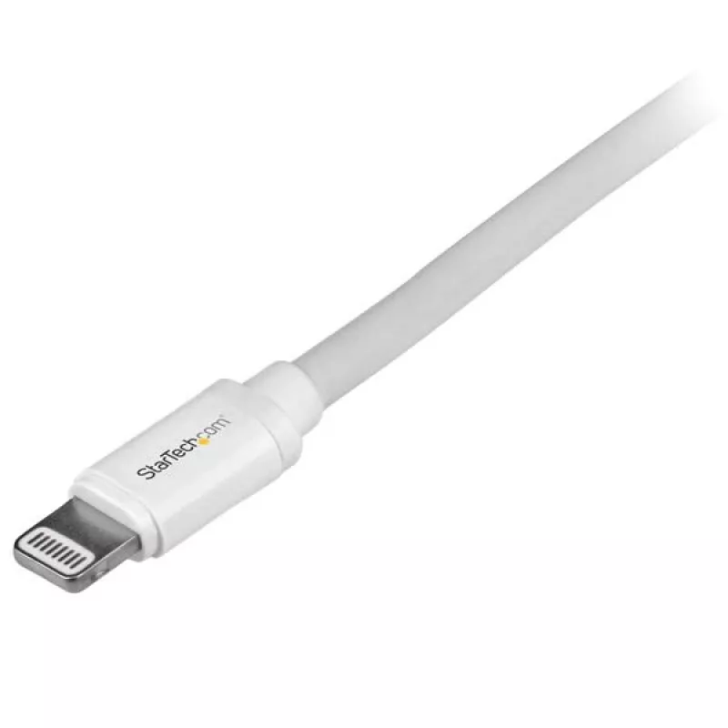 StarTech.com 2 m (6 ft.) USB auf Lightning Kabel - Langes iPhone / iPad / iPod Ladekabel - Lightning auf USB Kabel - Apple MFi zertifiziert - Weiß