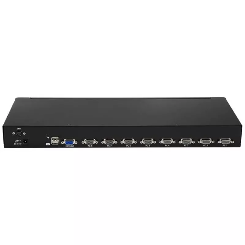 StarTech.com 8-Port 1HE Rackmount USB KVM Switch Kit mit OSD und Kabeln