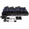 StarTech.com 8-Port 1HE Rackmount USB KVM Switch Kit mit OSD und Kabeln