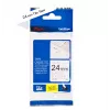 Etikettierband Brother TZE-SE5 — 24 mm x 8 m, schwarz auf weiß