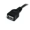 StarTech.com 6 ft Schwarz USB 2.0 Extension Kabel A to A - M/F