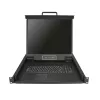 StarTech.com Rackmount KVM-Konsole – Single-Port VGA KVM mit 19-Zoll-LCD-Monitor für Serverschrank – Voll ausgestattete universelle 1HE LCD KVM-Schublade mit Kabeln & Hardware – USB-Unterstützung – 50.000 MTBF