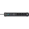 Power Extension Brennenstuhl 1951140300 1,8 m 4 AC-Steckdosen Innenbereich Schwarz