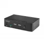 StarTech.com 2-Port DisplayPort KVM-Switch, 8K 60Hz / 4K 144Hz, Einzeldisplay, DP 1.4, 2x USB 3.0 Anschlüsse, 4x USB 2.0 HID Anschlüsse, Drucktasten- & Hotkey-Umschaltung, TAA-konform - betriebssystemunabhängig, Metallgehäuse