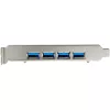 StarTech.com 4-Port USB PCIe-Karte – 10 Gbit/s USB 3.1/3.2 Gen 2 Typ-A PCI Express Erweiterungskarte mit 2 Controllern – 4x USB-A – USB PCIe Zusatzadapterkarte – Windows/Mac/Linux
