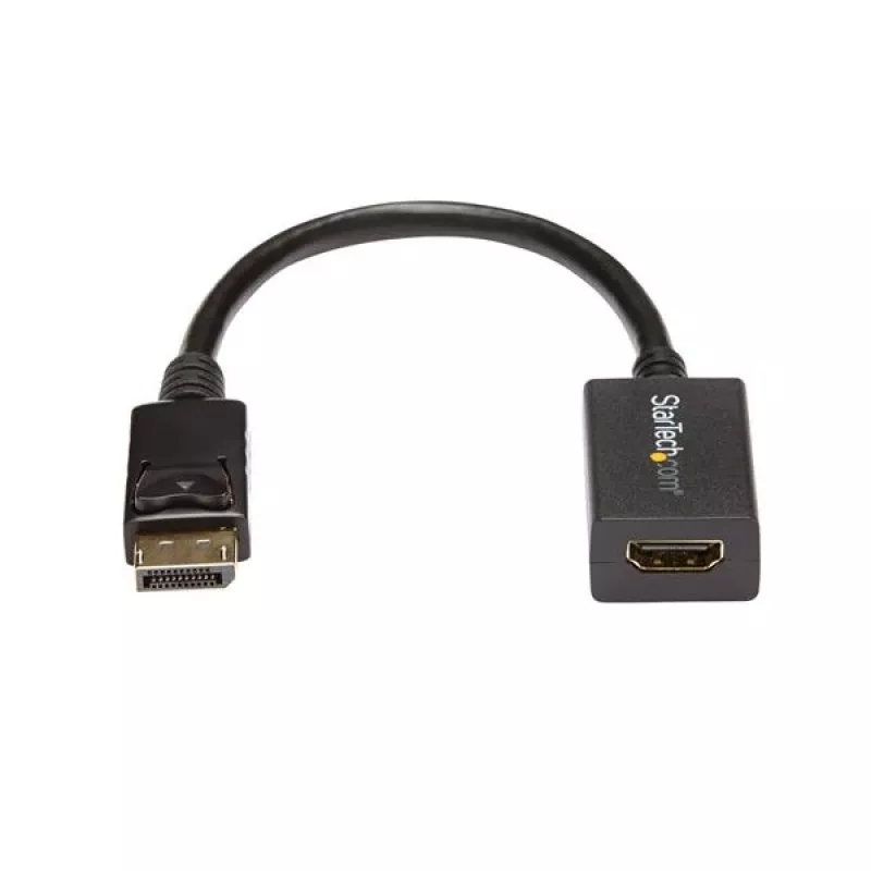 StarTech.com DisplayPort zu HDMI Adapter - DP 1.2 auf HDMI Video Konverter 1080p - DP auf HDMI Monitor/TV/Display Kabel Adapter Dongle - Passiver DP auf HDMI Adapter - Verriegelbarer DP Stecker