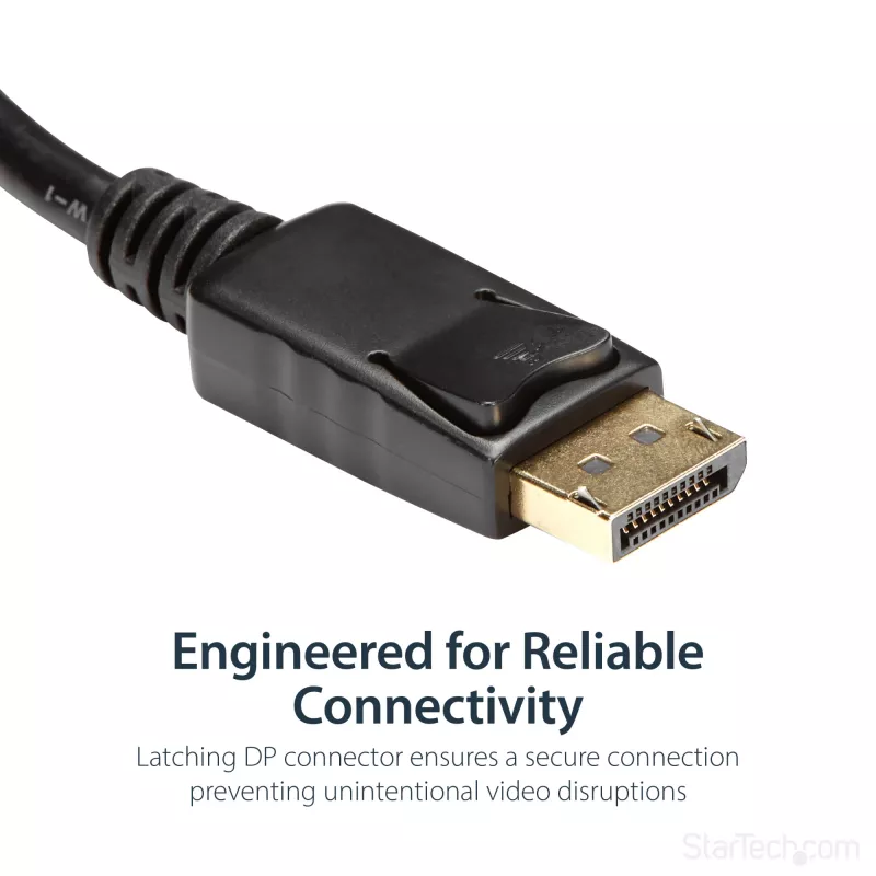 StarTech.com DisplayPort zu HDMI Adapter - DP 1.2 auf HDMI Video Konverter 1080p - DP auf HDMI Monitor/TV/Display Kabel Adapter Dongle - Passiver DP auf HDMI Adapter - Verriegelbarer DP Stecker