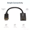 StarTech.com DisplayPort zu HDMI Adapter - DP 1.2 auf HDMI Video Konverter 1080p - DP auf HDMI Monitor/TV/Display Kabel Adapter Dongle - Passiver DP auf HDMI Adapter - Verriegelbarer DP Stecker