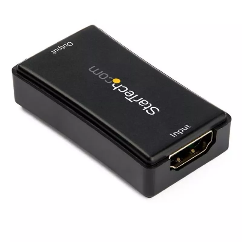 StarTech.com 14 m HDMI Signalverstärker – 4K 60Hz, 3840 x 2160 Pixel, AV-Repeater, 14 m, Schwarz, HDCP