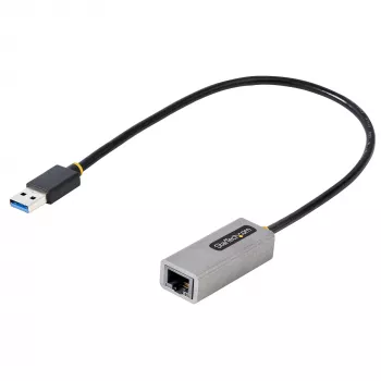 StarTech.com USB 3.0 auf Gigabit Ethernet Netzwerkadapter - 10/100/1000 Mbit/s, USB auf RJ45, USB 3.0 auf LAN Adapter, USB 3.0 Ethernet Adapter (GbE), 28 cm integriertes Kabel, treiberlose Installation