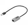 StarTech.com USB 3.0 auf Gigabit Ethernet Netzwerkadapter - 10/100/1000 Mbit/s, USB auf RJ45, USB 3.0 auf LAN Adapter, USB 3.0 Ethernet Adapter (GbE), 28 cm integriertes Kabel, treiberlose Installation