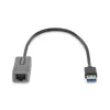StarTech.com USB 3.0 auf Gigabit Ethernet Netzwerkadapter - 10/100/1000 Mbit/s, USB auf RJ45, USB 3.0 auf LAN Adapter, USB 3.0 Ethernet Adapter (GbE), 28 cm integriertes Kabel, treiberlose Installation