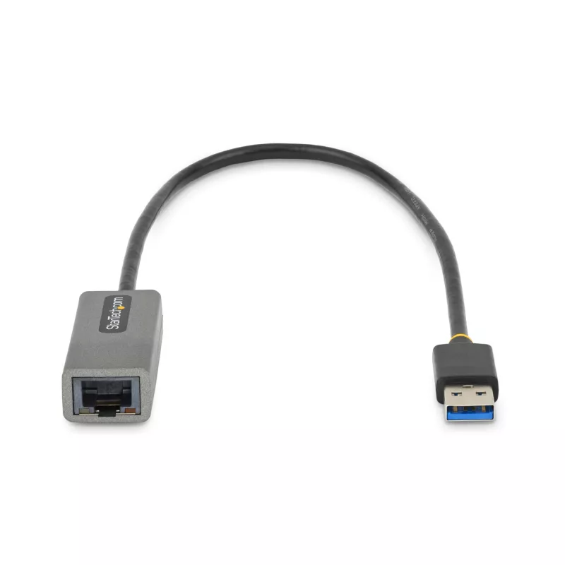 StarTech.com USB 3.0 auf Gigabit Ethernet Netzwerkadapter - 10/100/1000 Mbit/s, USB auf RJ45, USB 3.0 auf LAN Adapter, USB 3.0 Ethernet Adapter (GbE), 28 cm integriertes Kabel, treiberlose Installation