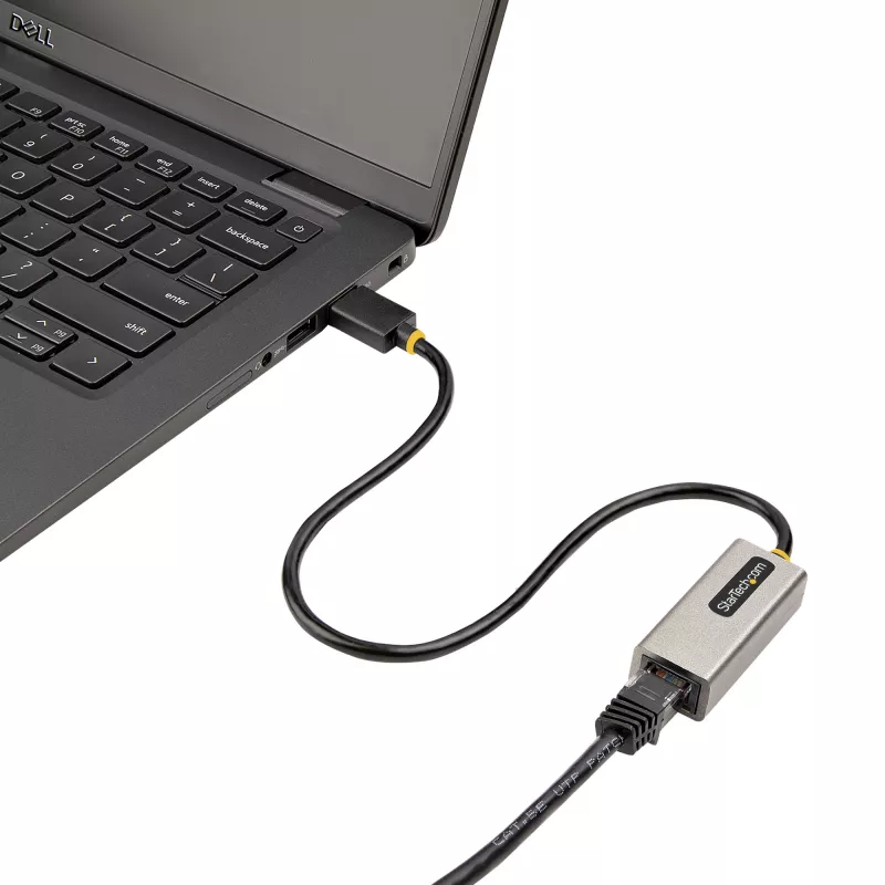 StarTech.com USB 3.0 auf Gigabit Ethernet Netzwerkadapter - 10/100/1000 Mbit/s, USB auf RJ45, USB 3.0 auf LAN Adapter, USB 3.0 Ethernet Adapter (GbE), 28 cm integriertes Kabel, treiberlose Installation