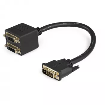 StarTech.com 30cm (1 ft) DVI-D zu 2x DVI-D Digital Video Splitter-Kabel - M/F~1 ft DVI-D zu 2x DVI-D Digital Video Splitter-Kabel - M/F
