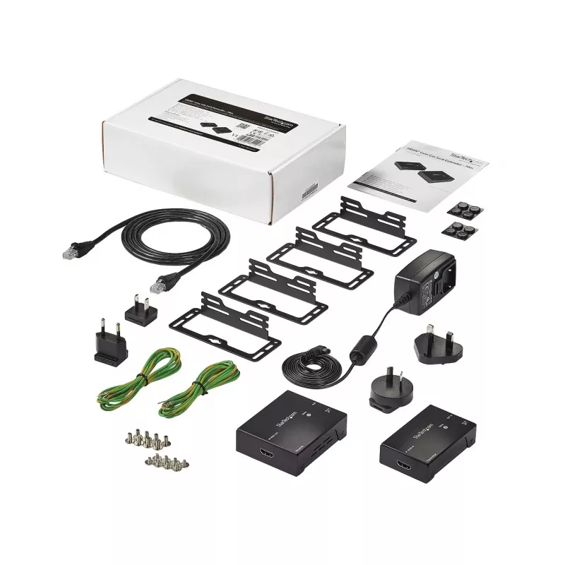 StarTech.com HDMI über CAT5e HDBaseT Extender – Stromversorgung über Kabel – Ultra HD 4K – TAA