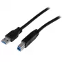 StarTech.com 1m (3ft) zertifiziertes SuperSpeed USB 3.0 A-zu-B-Kabel – M/M