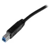 StarTech.com 1m (3ft) zertifiziertes SuperSpeed USB 3.0 A-zu-B-Kabel – M/M