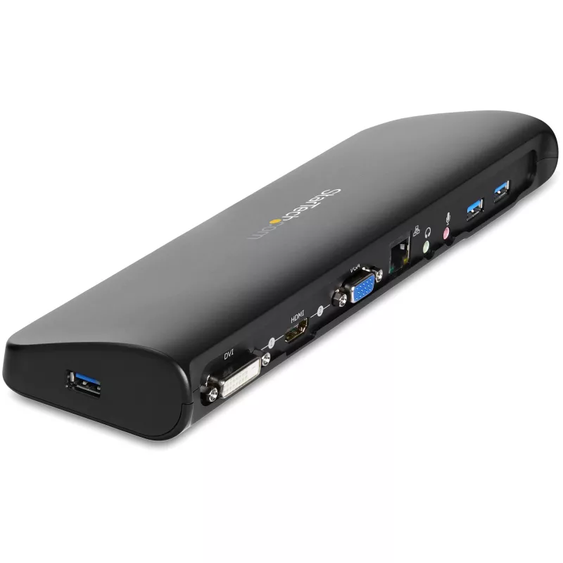 StarTech.com Dual-Monitor USB 3.0 Dockingstation mit HDMI & DVI/VGA