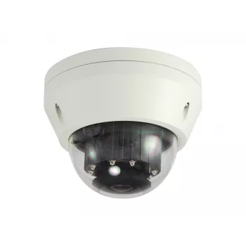 LevelOne HUBBLE Fixed Dome IP-Netzwerkkamera, H.265, 3 Megapixel, 802.3af PoE, IR-LEDs, Innen-/Außenbereich, vandalismussicher