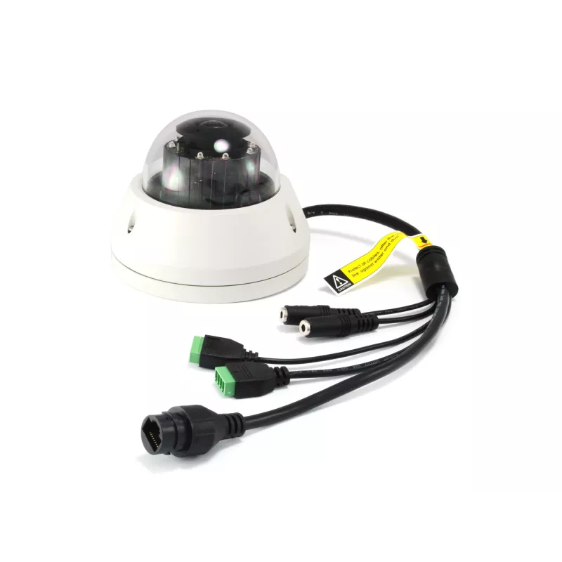 LevelOne HUBBLE Fixed Dome IP-Netzwerkkamera, H.265, 3 Megapixel, 802.3af PoE, IR-LEDs, Innen-/Außenbereich, vandalismussicher