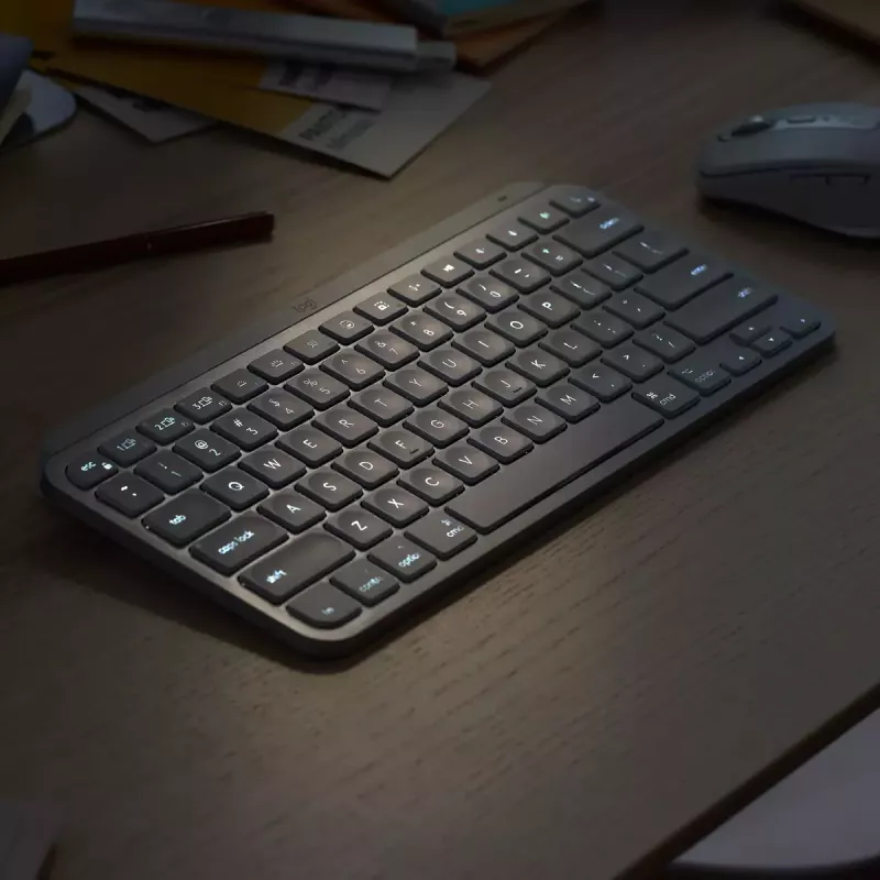 Logitech MX Keys Mini kabellose beleuchtete Tastatur Mini QWERTY