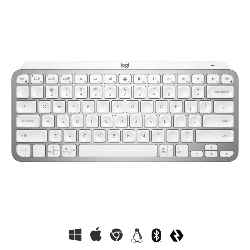 Logitech MX Keys Mini kabellose beleuchtete Tastatur Mini QWERTY