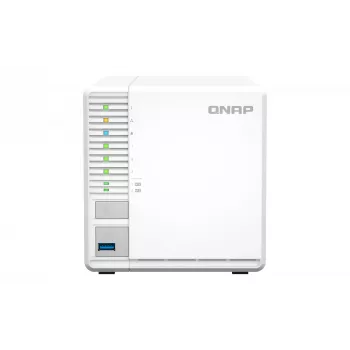 QNAP TS-364 NAS Tower Intel® Celeron® N5095 8 GB DDR4 0 TB QNAP Turbo System Weiß