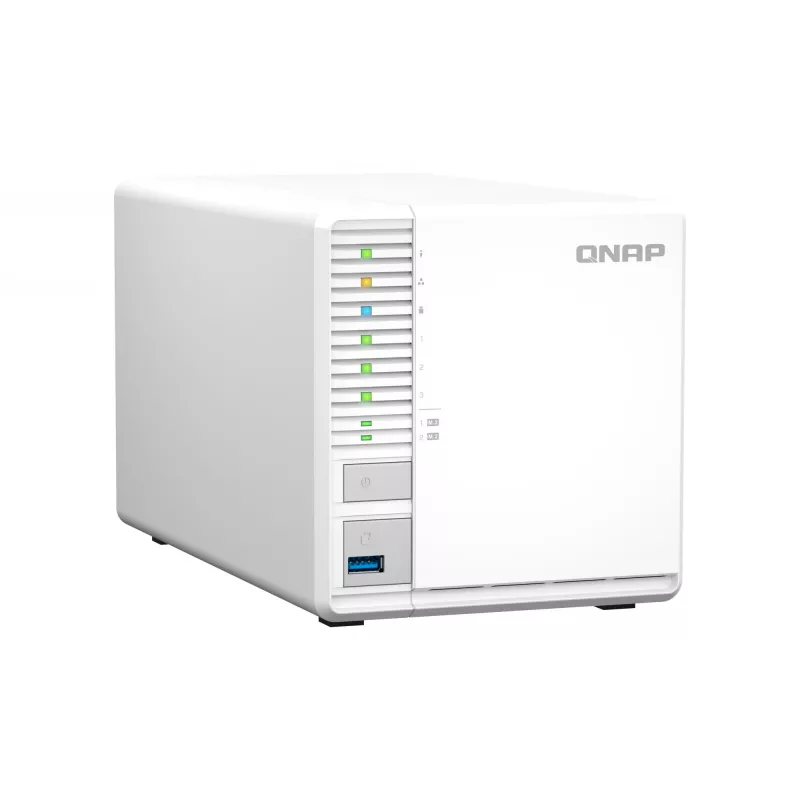 QNAP TS-364 NAS Tower Intel® Celeron® N5095 8 GB DDR4 0 TB QNAP Turbo System Weiß