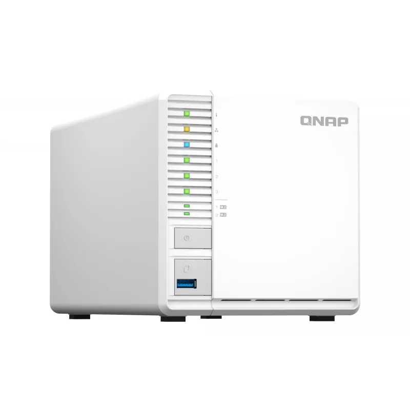 QNAP TS-364 NAS Tower Intel® Celeron® N5095 8 GB DDR4 0 TB QNAP Turbo System Weiß