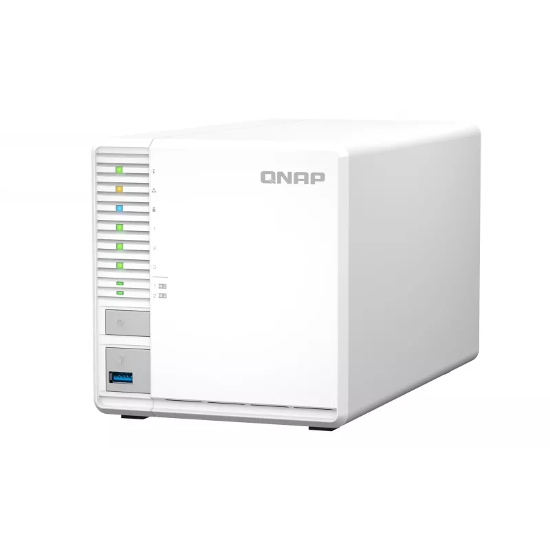 QNAP TS-364 NAS Tower Intel® Celeron® N5095 8 GB DDR4 0 TB QNAP Turbo System Weiß