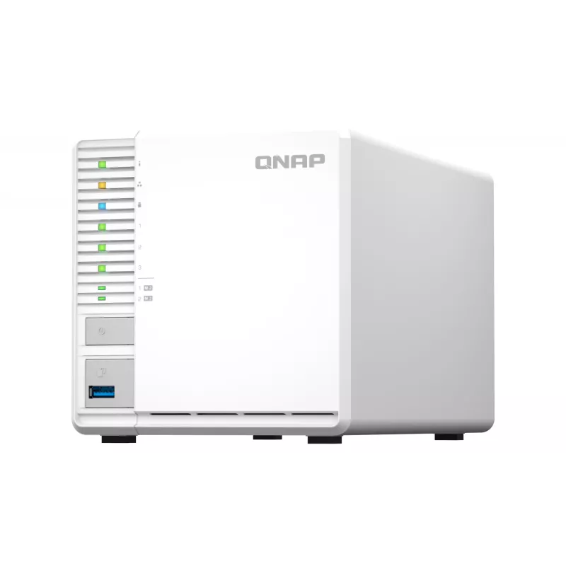 QNAP TS-364 NAS Tower Intel® Celeron® N5095 8 GB DDR4 0 TB QNAP Turbo System Weiß